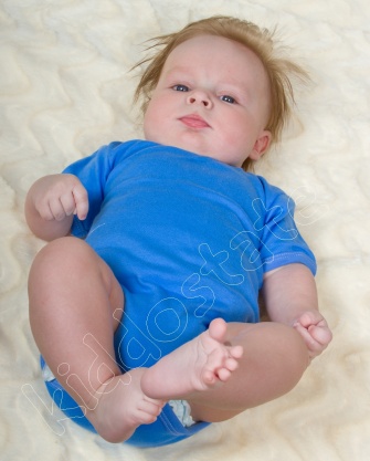 Body niemowlęce z krótkim rękawem