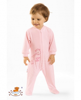 Pajacyk niemowlęcy welurowy HAPPY